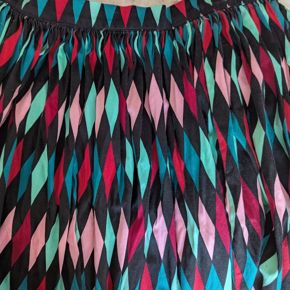 Pin Up Couture-Courure For Everybody Harlequin Circle Skirt Size 3X Like New - Picture 6 of 13